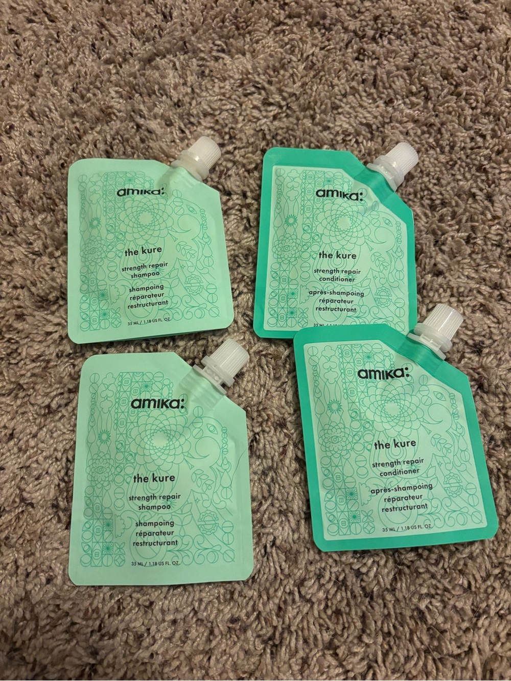 Amika the Kure shampoo & condition strength repair